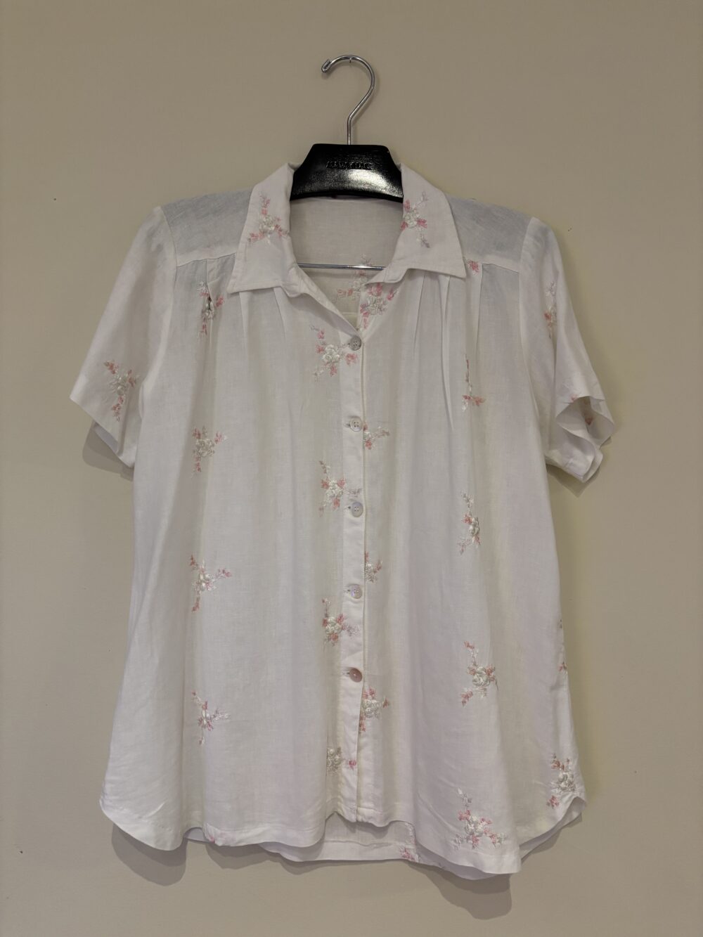 CAMISA ALGODÃO  BORDADA FLORES