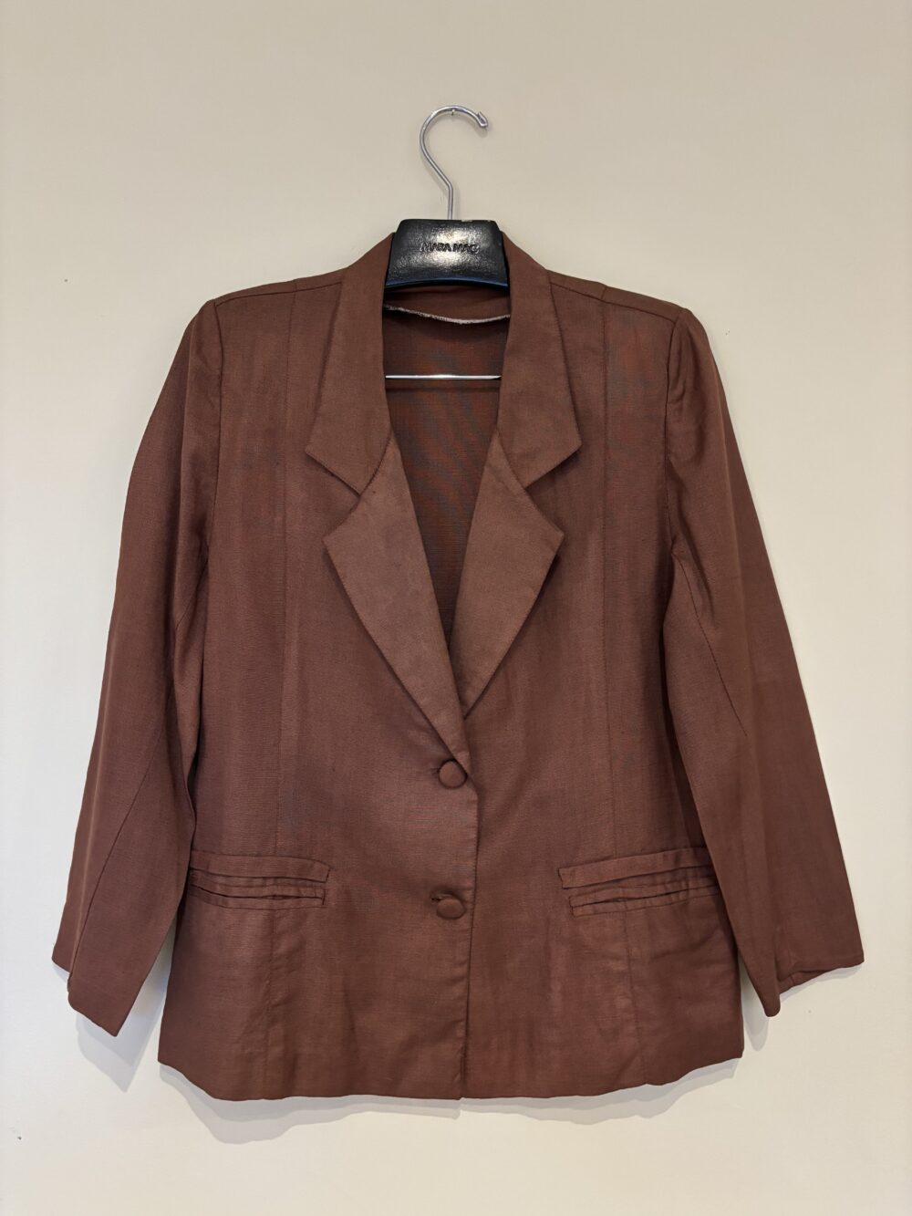 BLAZER LINHO CHOCOLATE